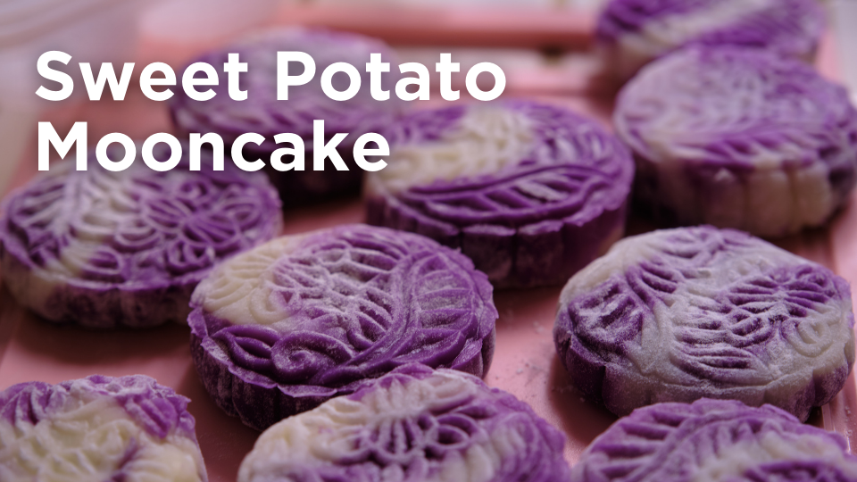 purple sweet potato mooncake